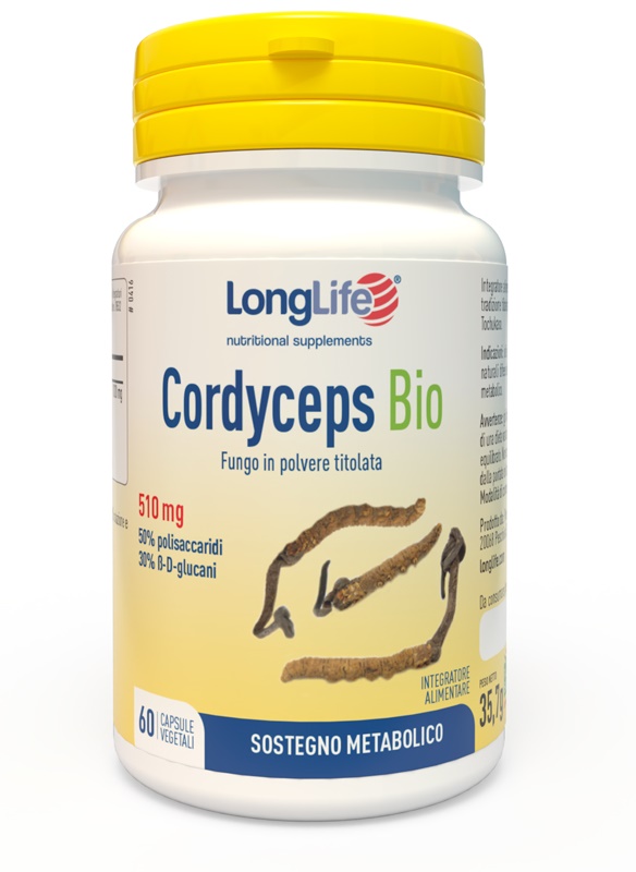 LONGLIFE CORDYCEPS BIO 60 CAPSULE - maxifarmacia.it