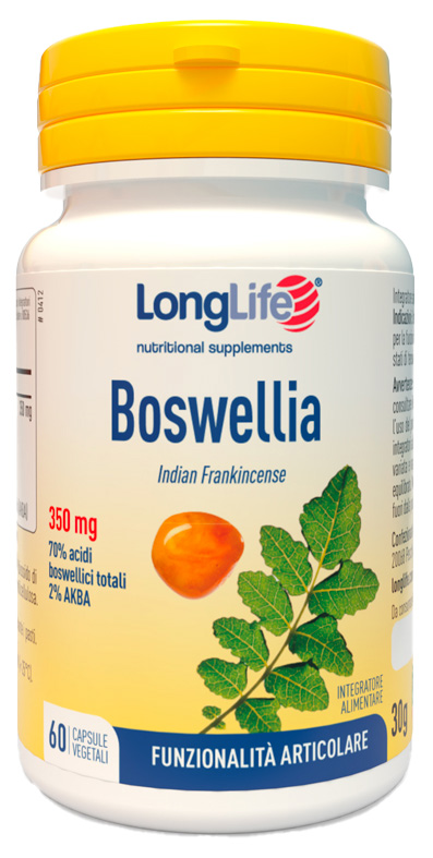 LONGLIFE BOSWELLIA 60 CAPSULE VEGETALI - maxifarmacia.it