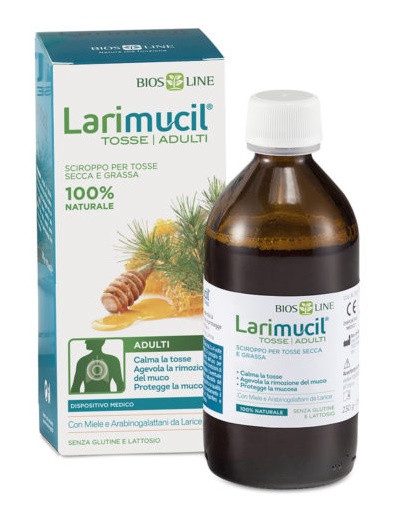 LARIMUCIL TOSSE TOSSE ADULTI SCIROPPO CE 0476V 230 G 175 ML - maxifarmacia.it