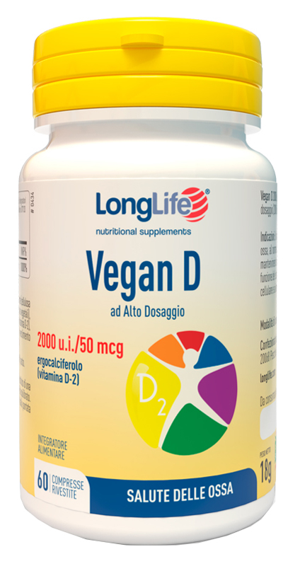 LONGLIFE VEGAN D 60 COMPRESSE - maxifarmacia.it