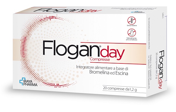 FLOGAN DAY 20 COMPRESSE SENZA GLUTINE NATURALMENTE PRIVO DI LATTOSIO - maxifarmacia.it