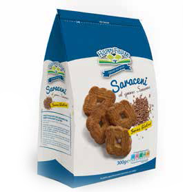 HAPPY FARM BISCOTTI SARACENI 300 G - maxifarmacia.it