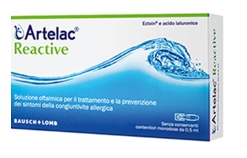 ARTELAC REACTIVE SOLUZIONE OFTALMICA MONODOSE 20 UNITA' DA 0,5 ML - maxifarmacia.it