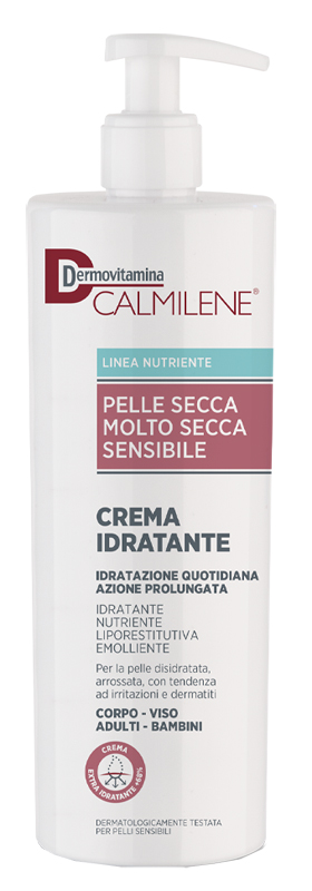 DERMOVITAMINA CALMILENE CREMA IDRATANTE PELLE SECCA e MOLTO SECCA 500ml - maxifarmacia.it