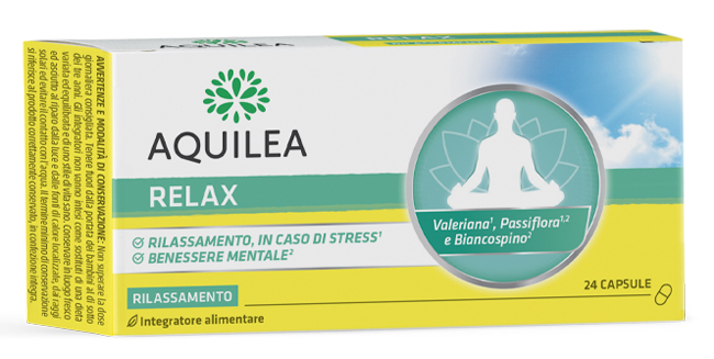 AQUILEA RELAX 24 CAPSULE VEGANE - maxifarmacia.it