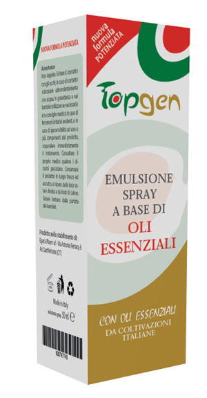 TOPGEN EMULSIONE SPRAY A BASE DI OLI ESSENZIALI 50 ML - maxifarmacia.it