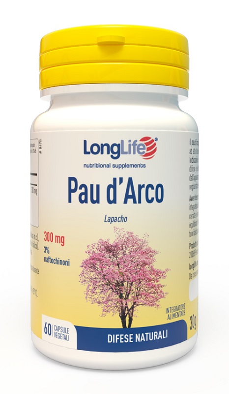 LONGLIFE PAU D'ARCO 60 CAPSULE VEGETALI - maxifarmacia.it