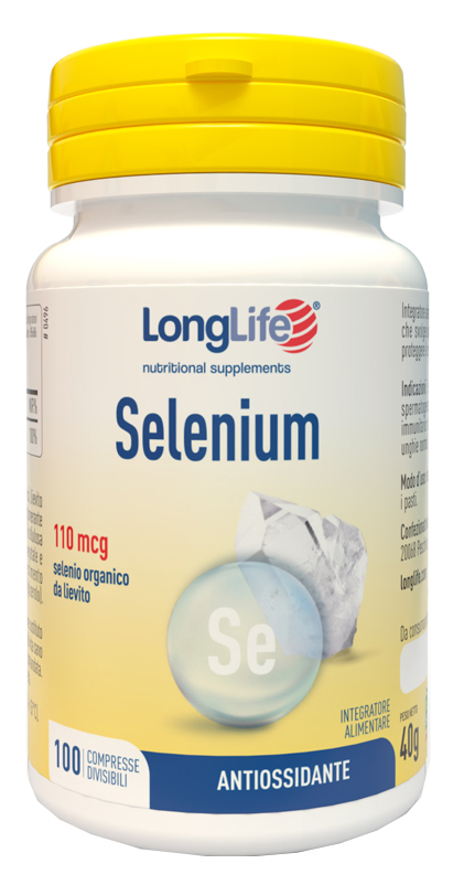 LONGLIFE SELENIUM 100 COMPRESSE DIVISIBILI - maxifarmacia.it