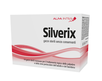 GARZA PERIOCULARE SILVERIX 14 PEZZI - maxifarmacia.it