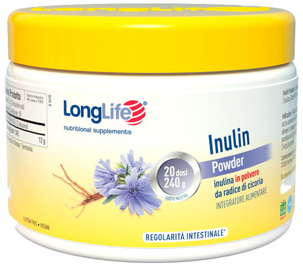 LONGLIFE INULINA POWDER 240 G - maxifarmacia.it