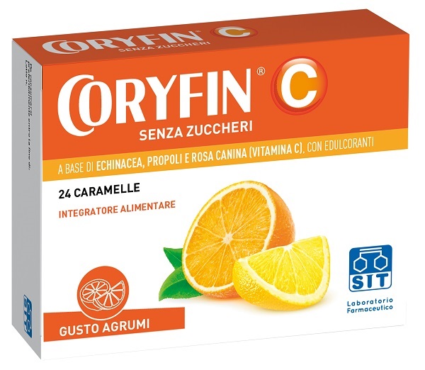 CORYFIN C SENZA ZUCCHERO AGRUMI 48 G - maxifarmacia.it