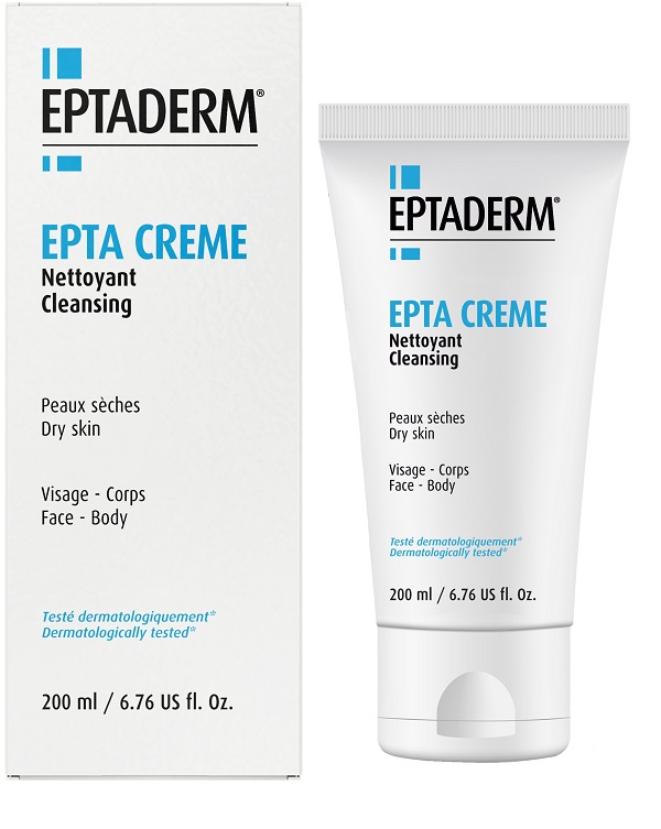 EPTADERM EPTA CREME DETERGENTE PELLI SECCHE VISO CORPO 200 ML - maxifarmacia.it
