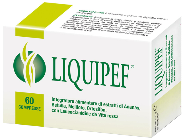 LIQUIPEF 60 COMPRESSE - maxifarmacia.it