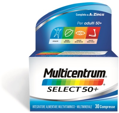 MULTICENTRUM SELECT 50+ 30 COMPRESSE - maxifarmacia.it