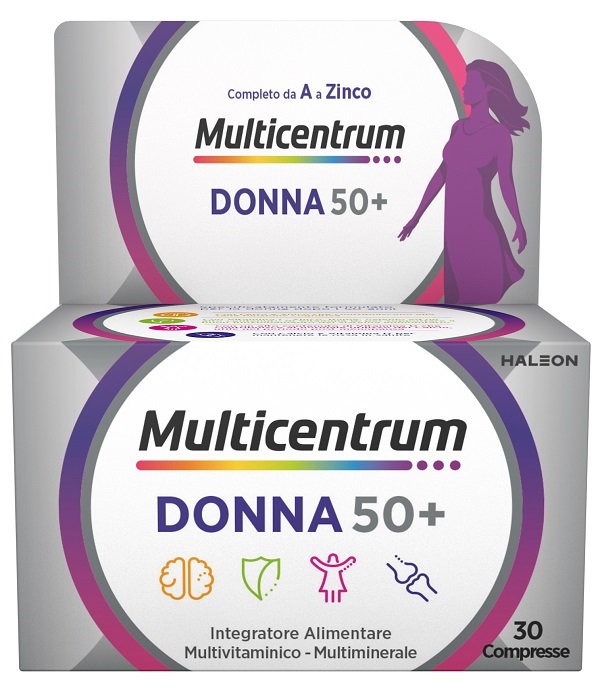 MULTICENTRUM DONNA 50+ 30 COMPRESSE - maxifarmacia.it