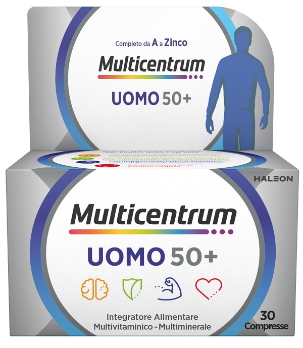 MULTICENTRUM UOMO 50+ 30 COMPRESSE - maxifarmacia.it