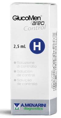 SOLUZIONE DI CONTROLLO PER STRISCE GLUCOMEN AREO CONTROL H - maxifarmacia.it