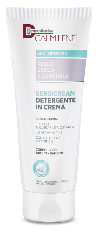 DERMOVITAMINA CALMILENE SENSICREAM DETERGENTE IN CREMA SENZA SAPONE PER PELLE SECCA E SENSIBILE 250 ML - maxifarmacia.it