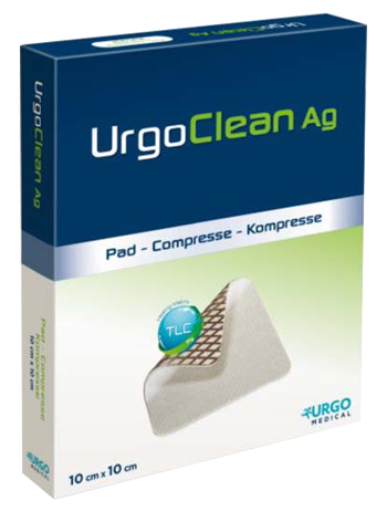 MEDICAZIONE TNT ASSORBENTE GELIFICANTE URGOCLEAN AG/SILVER 15X15CM 5 PEZZI - maxifarmacia.it
