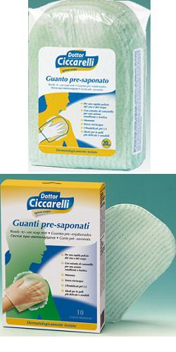 CICCARELLI GUANTO PRESAPONATO 20 PEZZI - maxifarmacia.it