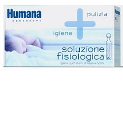 HUMANA SOLUZIONE FISIOLOGICA MONODOSE, 20 FLACONCINI DA 5ML - maxifarmacia.it
