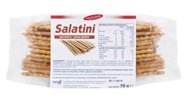 MY SNACK SALATINI 70 G - maxifarmacia.it