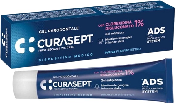 CURASEPT ADS GEL PARODONTALE CLOREXIDINA DIGLUCONATO 1% 30 ML - maxifarmacia.it