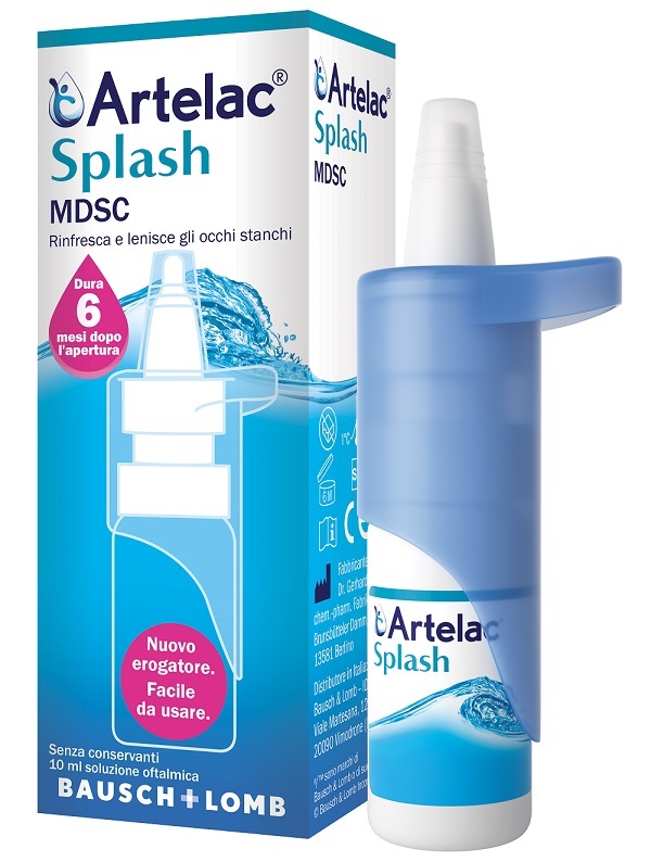 ARTELAC SPLASH GOCCE OCULARI 10 FLACONCINI MONODOSE 0,5 ML - maxifarmacia.it