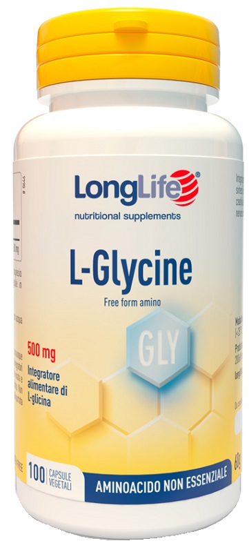 LONGLIFE L-GLYCINE 500 MG 100 CAPSULE VEGETALI - maxifarmacia.it