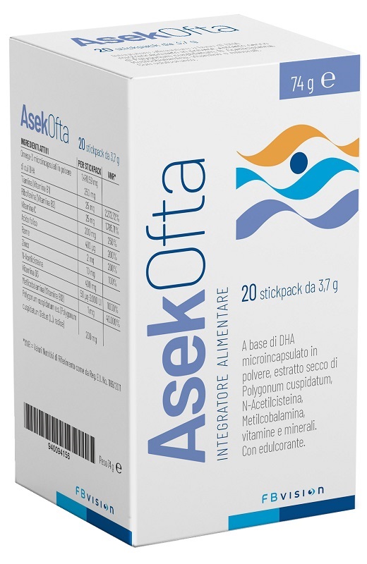 ASEK OFTA 20 STICKPACK - maxifarmacia.it