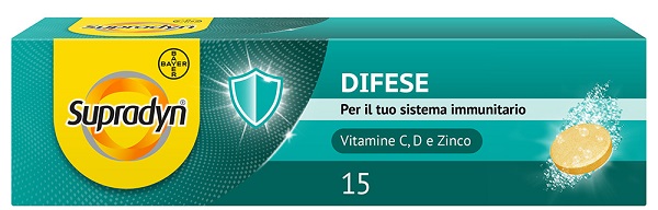 SUPRADYN DIFESE 15 COMPRESSE EFFERVESCENTI - maxifarmacia.it