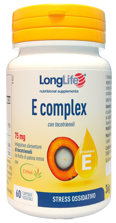 LONGLIFE E COMPLEX 60 CAPSULE VEGETALI - maxifarmacia.it