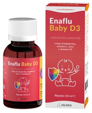 ENAFLU BABY D3 SOLUZIONE ORALE 150 ML - maxifarmacia.it