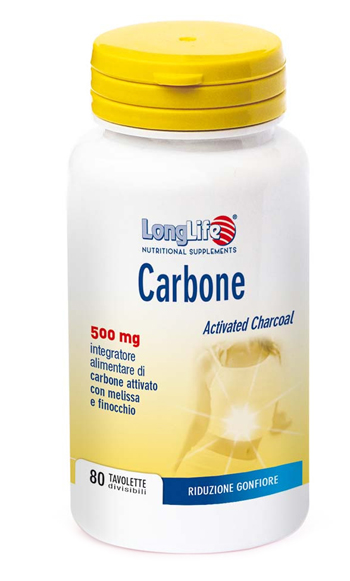 LONGLIFE CARBONE 80 TAVOLETTE - maxifarmacia.it