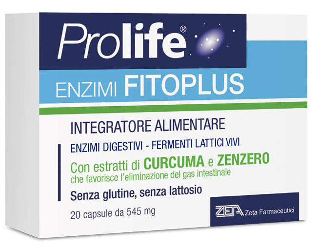 PROLIFE ENZIMI FITOPLUS 20 CAPSULE - maxifarmacia.it