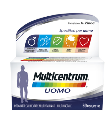 MULTICENTRUM UOMO 60 COMPRESSE - maxifarmacia.it