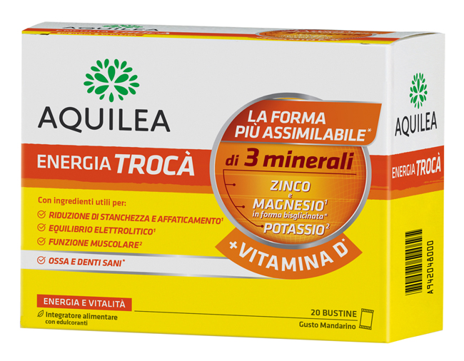 AQUILEA ENERGIA TROCA'+VIT D 20 BUSTINE - maxifarmacia.it