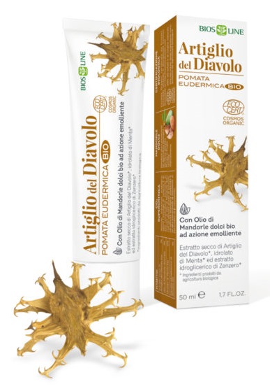 BIOSLINE ARTIGLIO DEL DIAVOLO POMATA EUDERMICA BIO CERT ECOCERT 50 ML - maxifarmacia.it