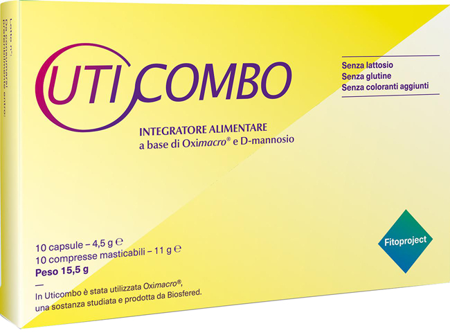UTICOMBO 10 CAPSULE + 10 COMPRESSE MASTICABILI - maxifarmacia.it