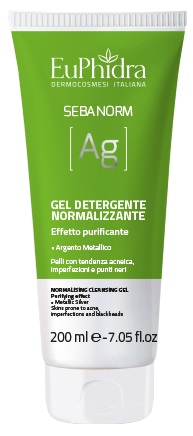 EUPHIDRA SEBANORM AG GEL DETERGENTE 200 ML - maxifarmacia.it