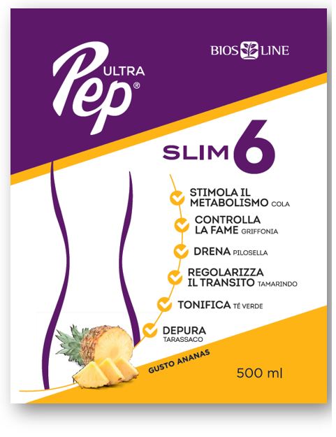 ULTRA PEP SLIM 6 ANANAS 500 ML - maxifarmacia.it