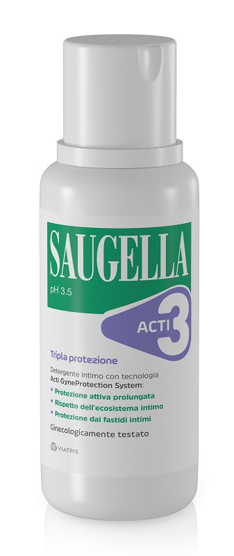 SAUGELLA ACTI3 DETERGENTE INTIMO 250 ML - maxifarmacia.it