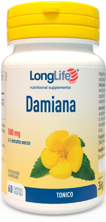 LONGLIFE DAMIANA 60 CAPSULE - maxifarmacia.it