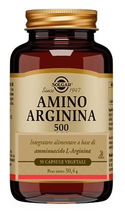 SOLGAR AMINO ARGININA 500 50 CAPSULE VEGETALI - maxifarmacia.it
