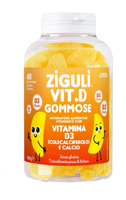 ZIGULI VIT D LIMONE 60 GOMMOSE - maxifarmacia.it