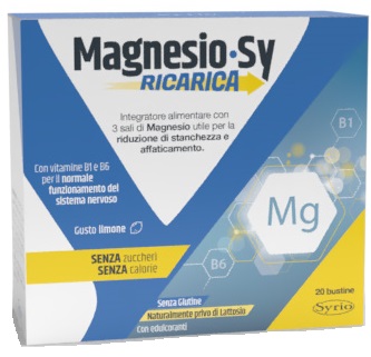MAGNESIO SY RICARICA 20 BUSTINE - maxifarmacia.it