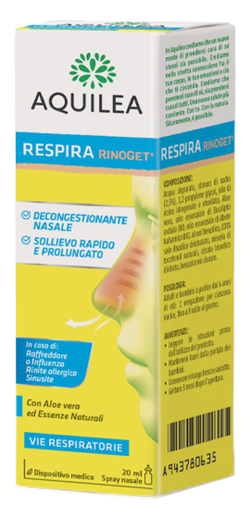 AQUILEA RESPIRA RINOGET 20 ML - maxifarmacia.it