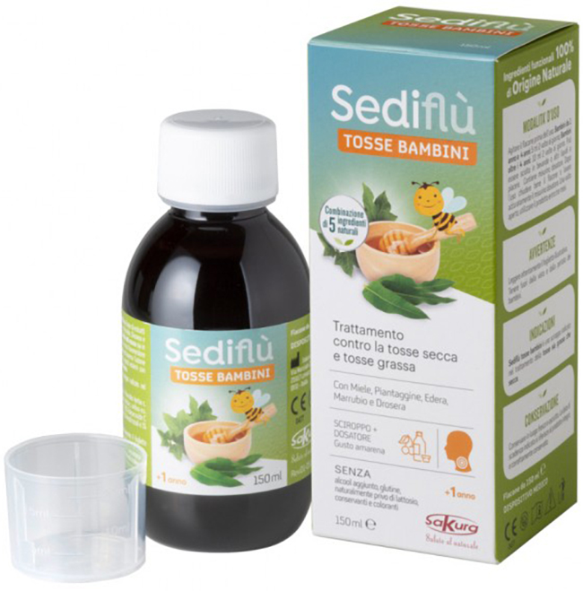 SEDIFLU TOSSE BAMBINI 150 ML - maxifarmacia.it