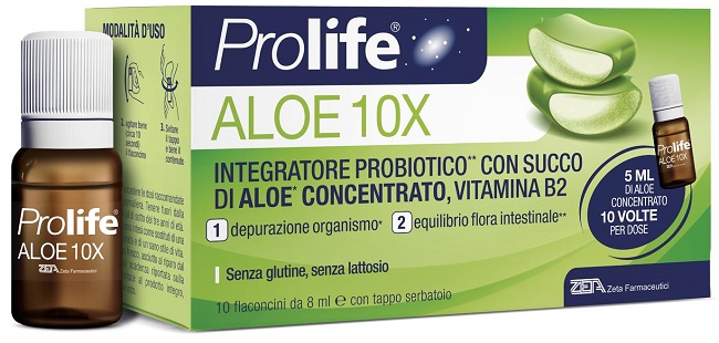 PROLIFE ALOE 10 FLACONI X 8 ML - maxifarmacia.it