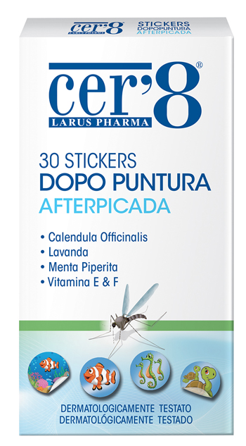 CER'8 STICKERS DOPO PUNTURA 30 PEZZI - maxifarmacia.it